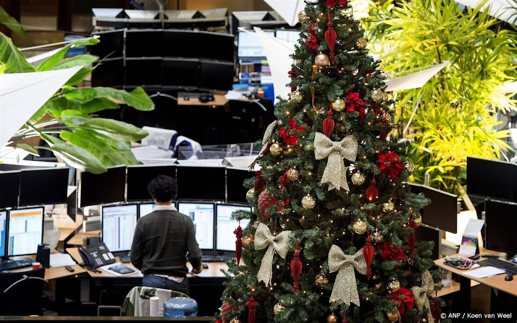 AEX-index veert op in rustige handel richting kerst