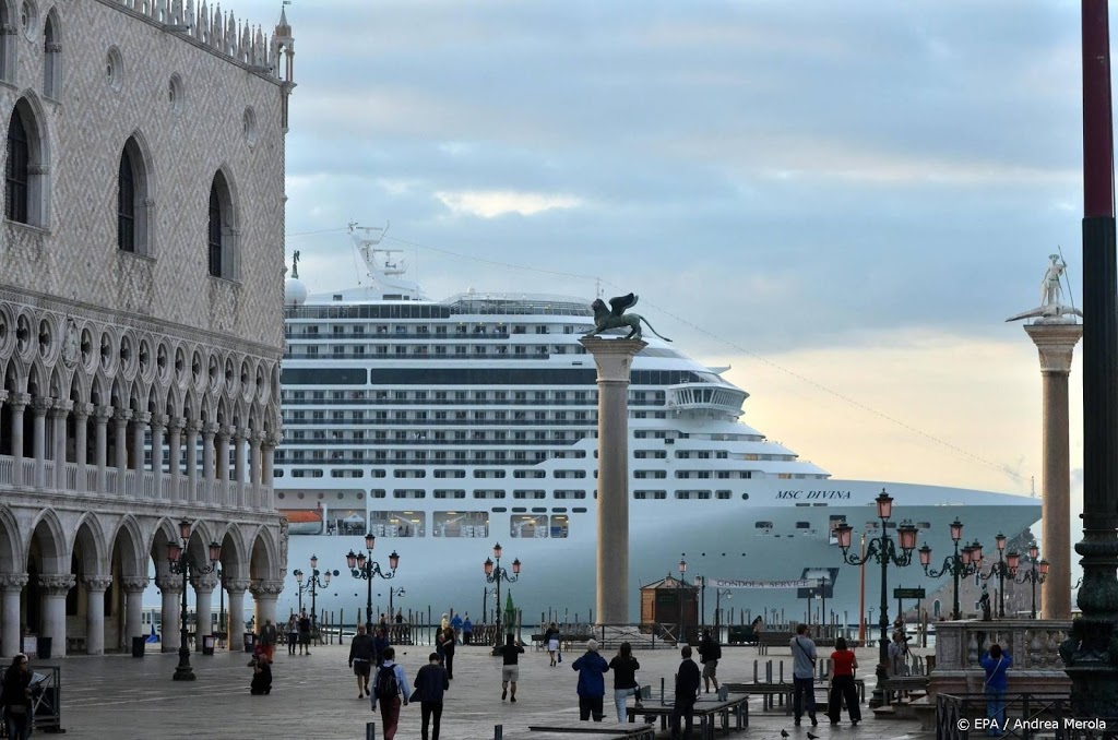 Cruiseschepen niet langer gewenst bij San Marcoplein Venetië