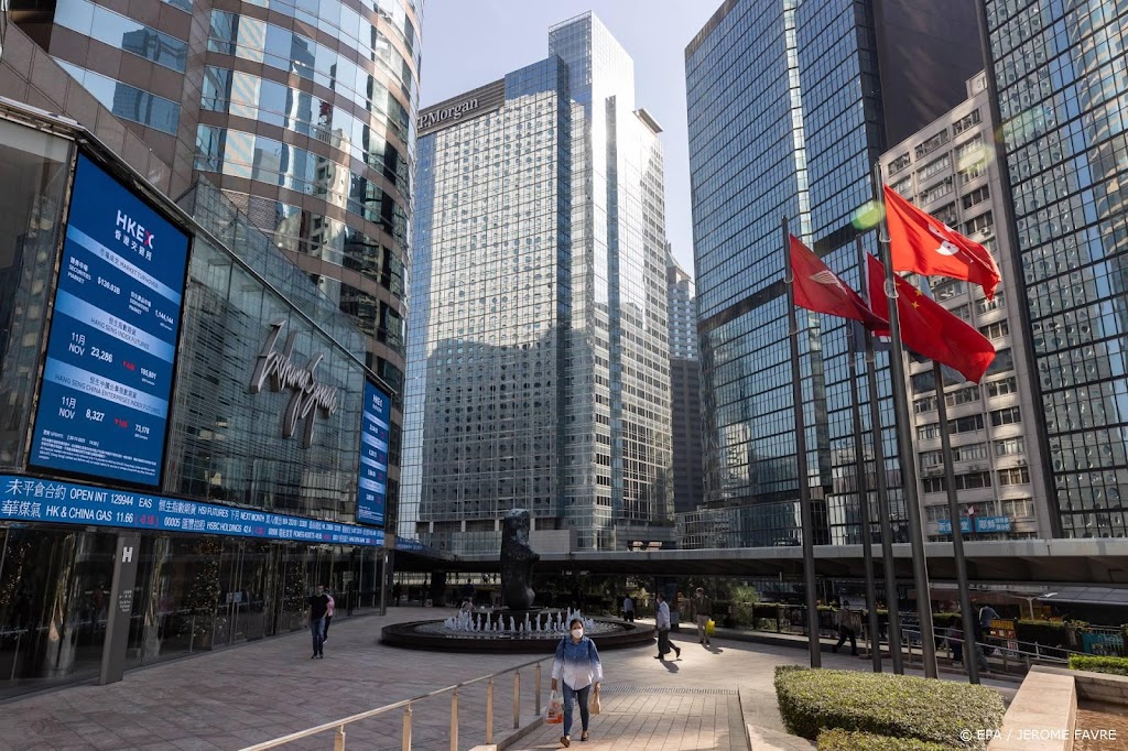 Chinese techbedrijven flink lager op beurs in Hongkong