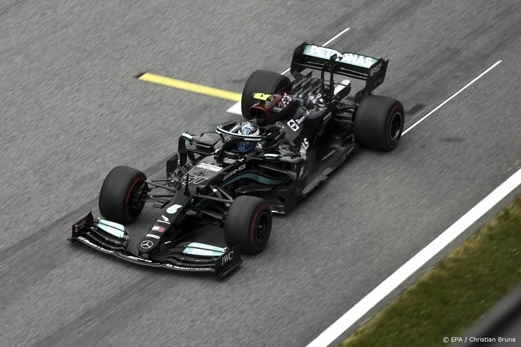Bottas drie plekken teruggezet in Grote Prijs van Stiermarken