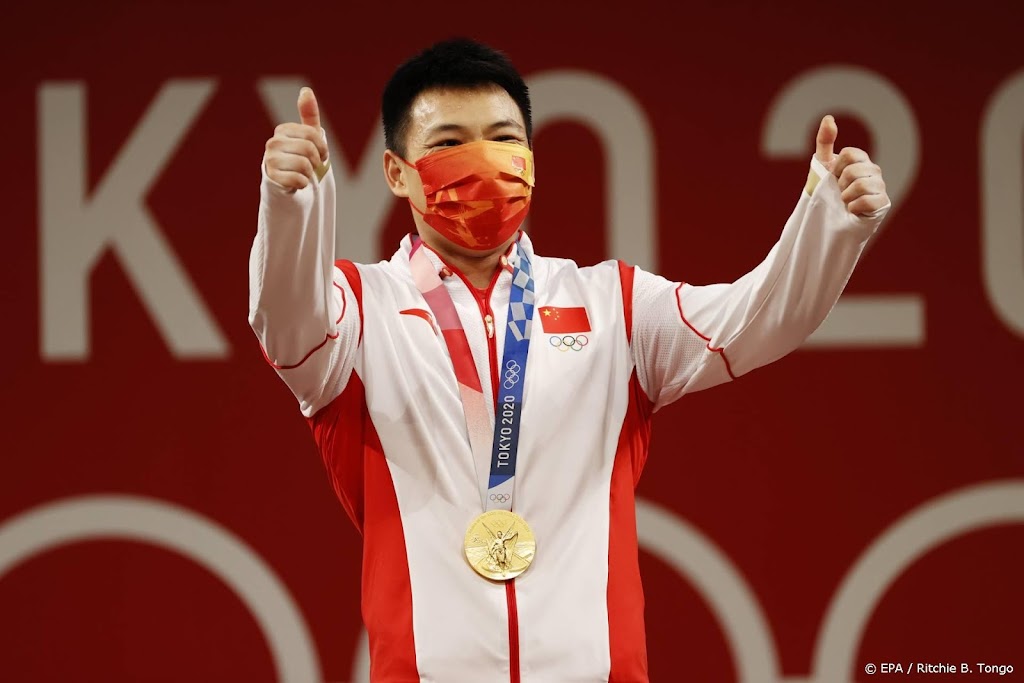 China leidt klassement met zes keer goud, Nederland zeventiende
