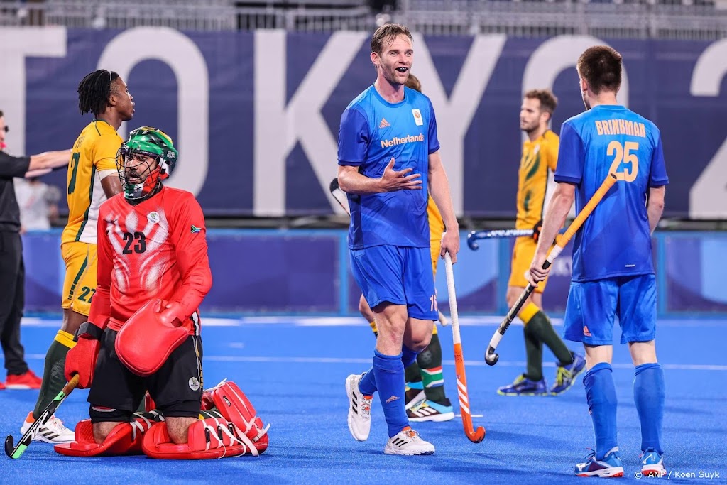 Hockeyers met heel veel moeite wel langs Zuid-Afrika