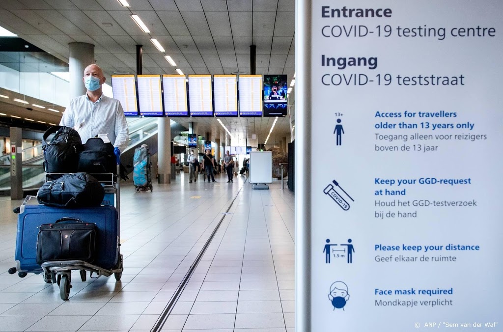 Openingstijden van teststraat Schiphol niet verruimd