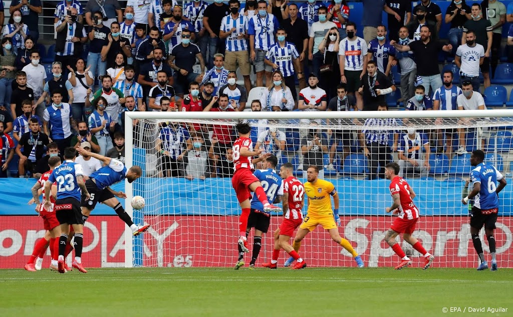 Atlético verslikt zich in Alavés en lijdt eerste nederlaag