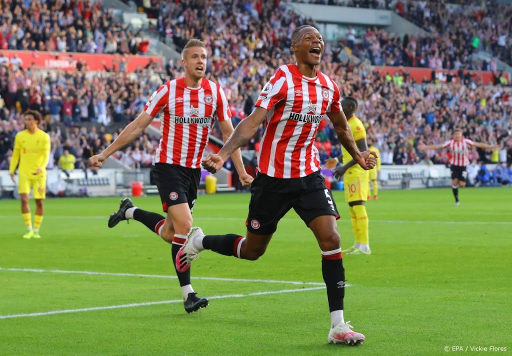 Liverpool alleen aan kop na moeizaam gelijkspel tegen Brentford