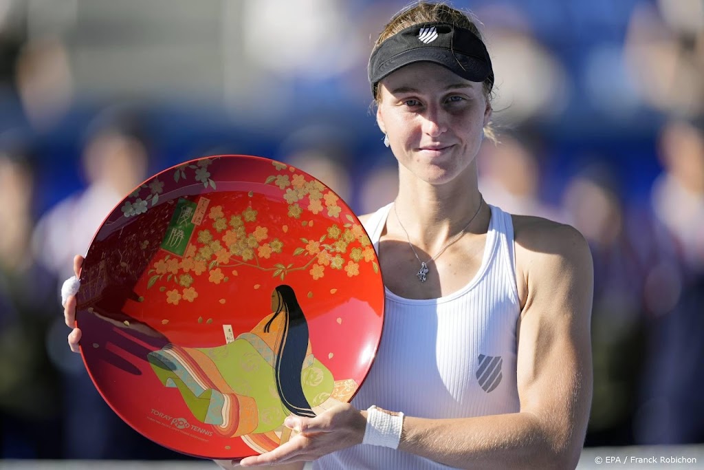 Tennisster Samsonova de beste in Tokio