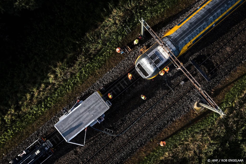 Ontsporing intercity in Limburg kwam door aanrijding