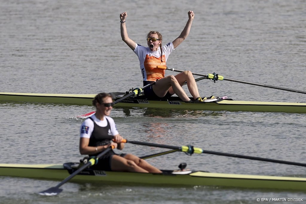 Florijn pakt wereldtitel in skiff voor olympisch kampioene Twigg