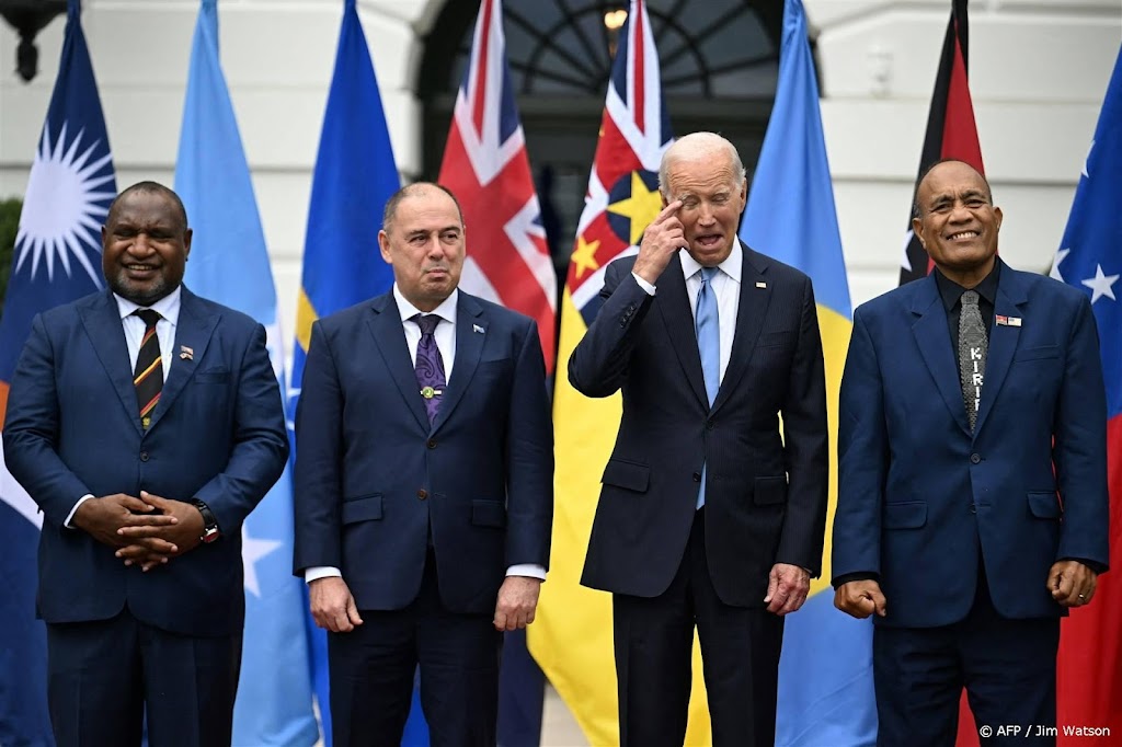 Biden haalt banden aan met eilandstaten in Grote Oceaan