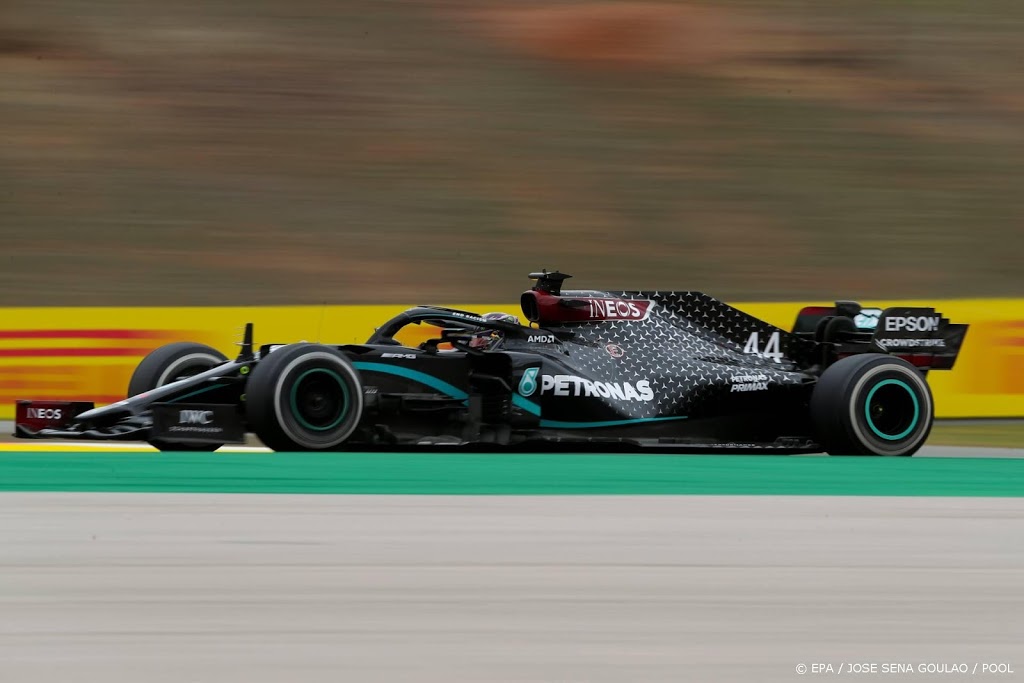 Historische 92e zege Hamilton, Verstappen derde in GP Portugal