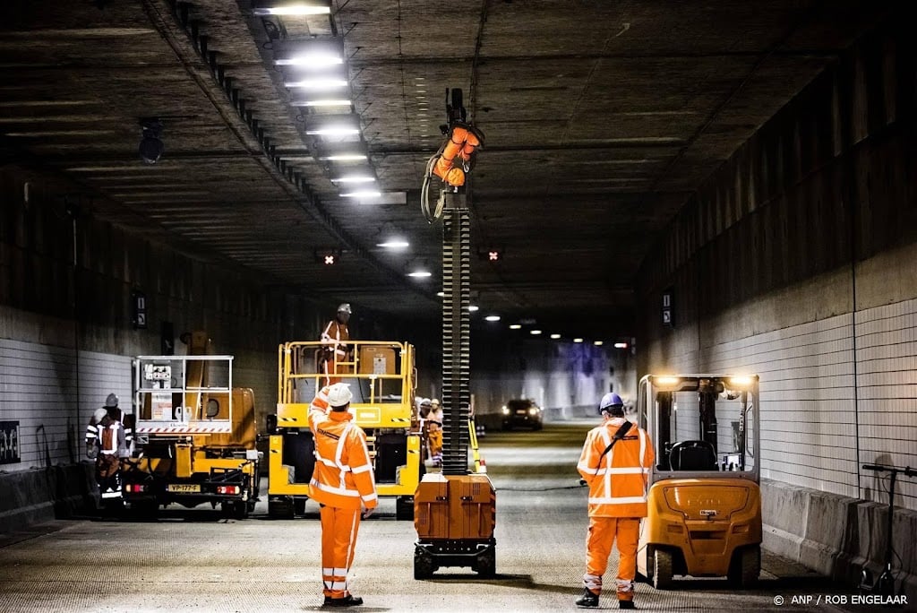 Tunnels A73 weer dicht voor onderhoud