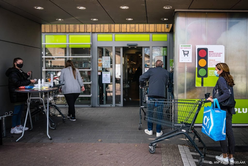 Supermarktproef: stoplicht bij ingang, beloning bij uitgang