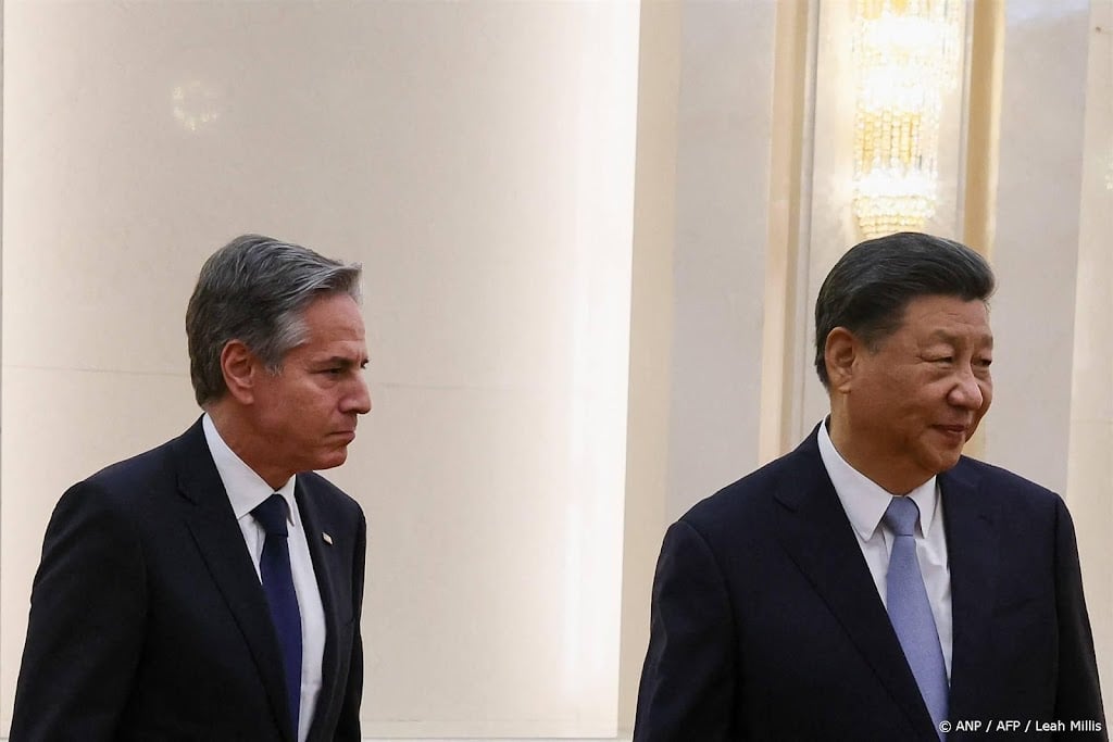 Chinese president Xi Jinping spreekt Amerikaanse minister Blinken