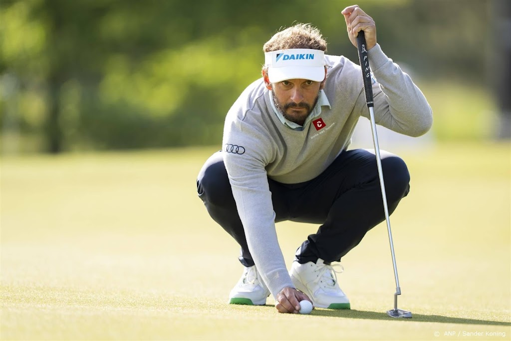 Golfer Luiten gedeeld achtste na ronde par op KLM Open