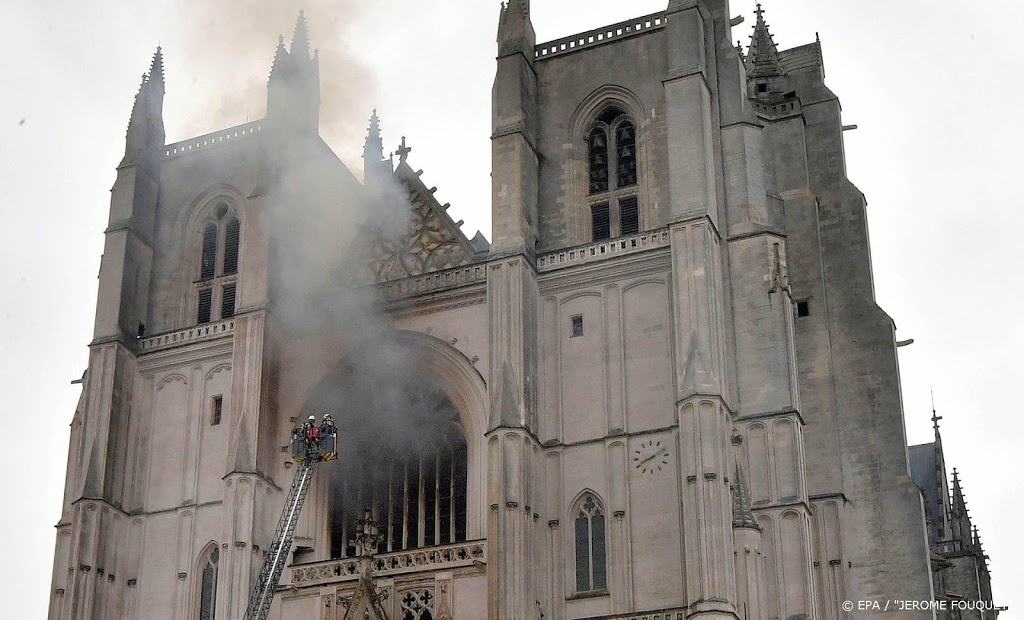 Verdachte brand kathedraal Nantes opnieuw aangehouden