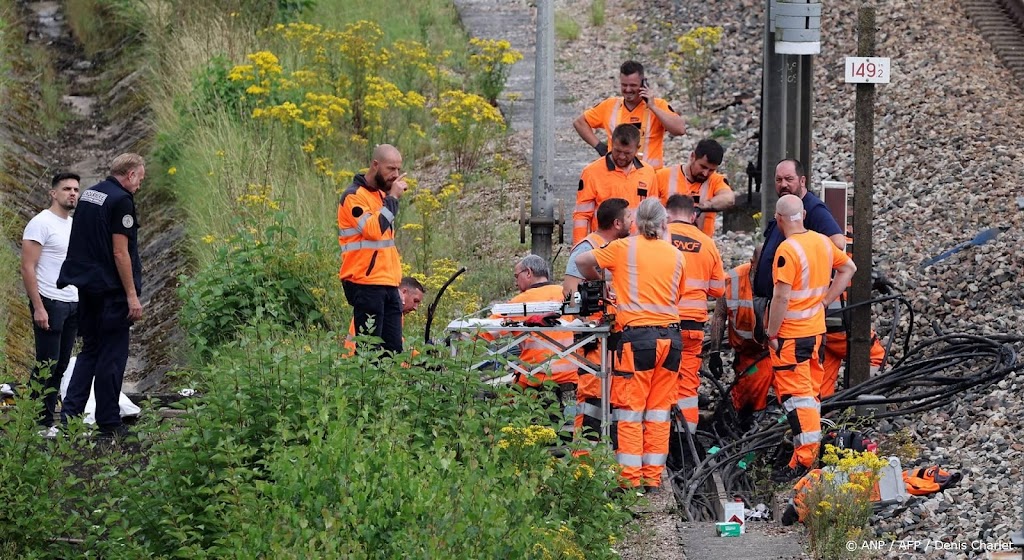 Franse veiligheidsdiensten zoeken naar daders sabotage spoorwegen