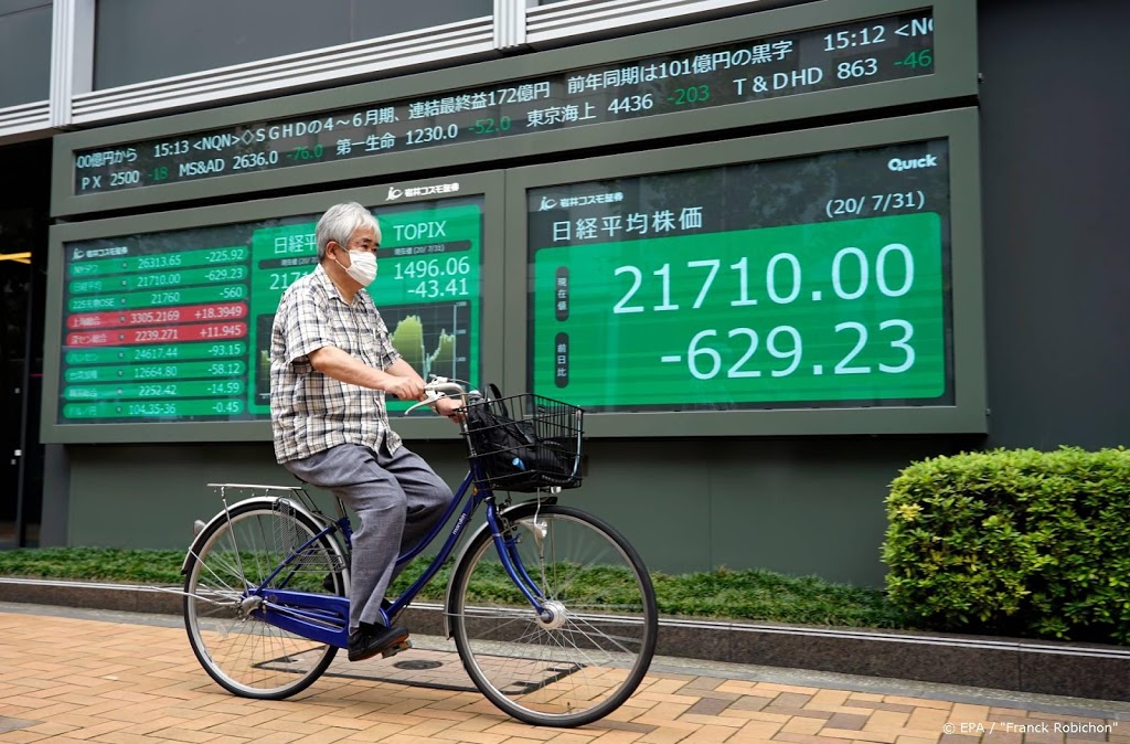 Nikkei maakt pas op de plaats na opmars