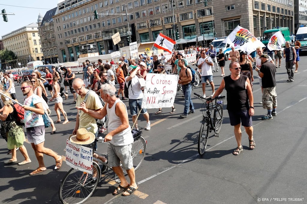 Oproep tot 'Sturm auf Berlin' na demonstratieverbod