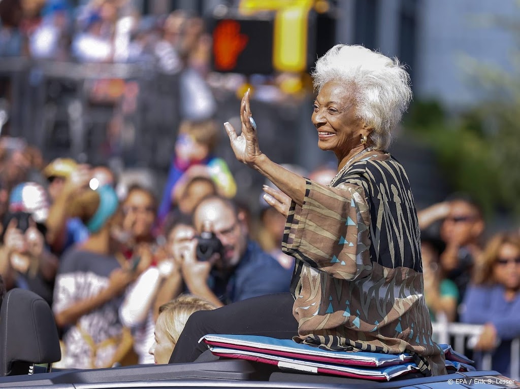 As van Star Trek-actrice Nichelle Nichols gaat de ruimte in