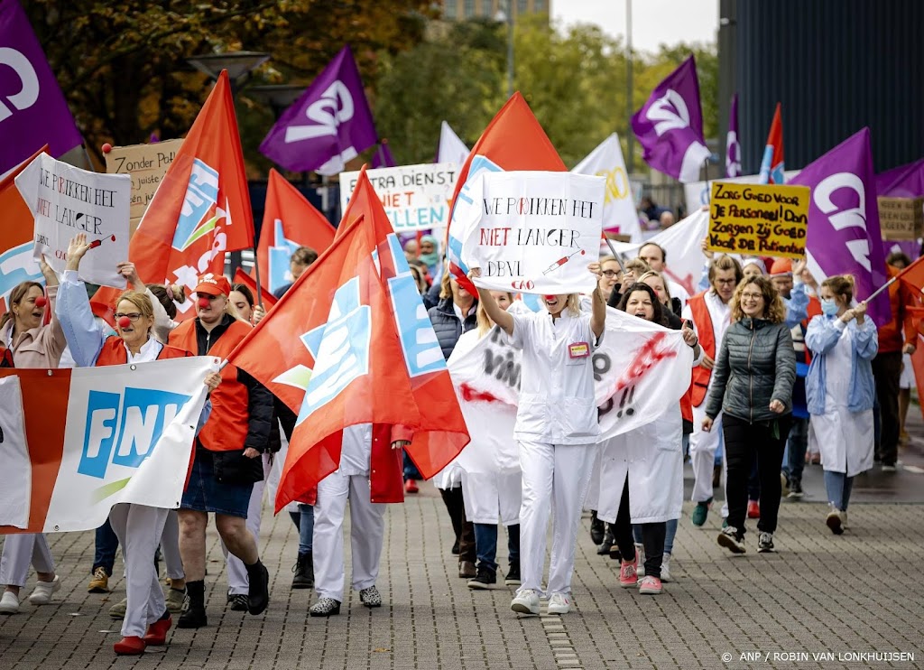 FNV dreigt met nieuwe staking academische ziekenhuizen