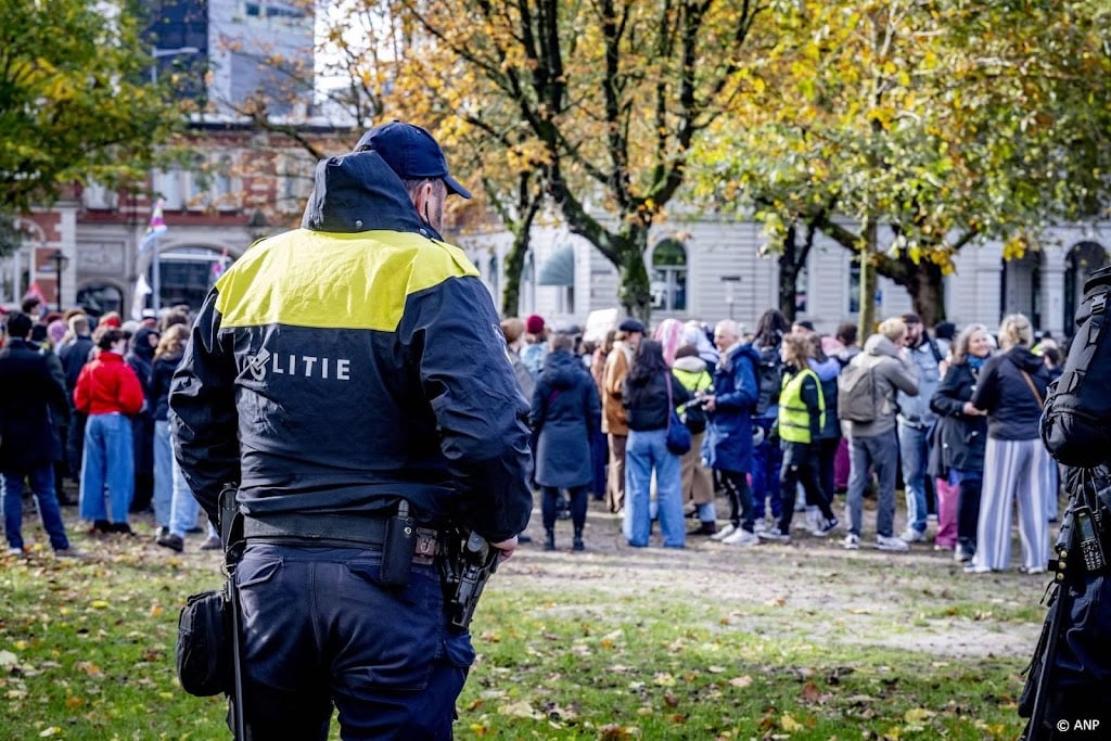 Politie fouilleert groep van 30 demonstranten in Utrecht