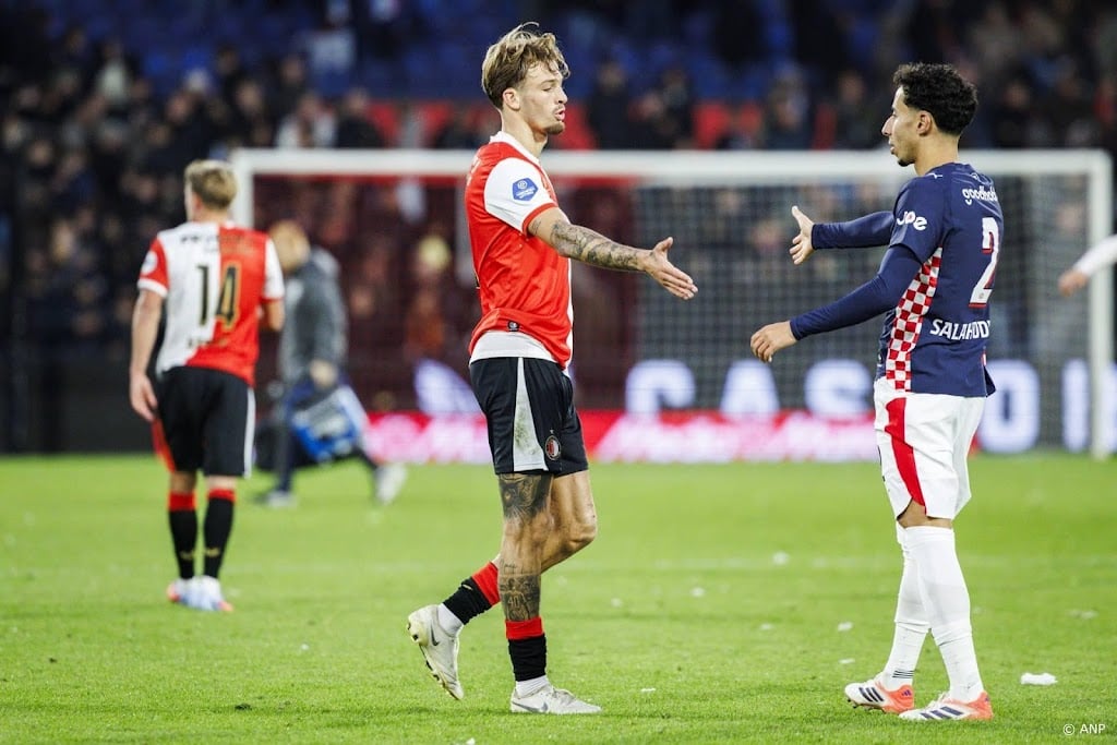 Feyenoorder Valente schuldbewust: ik had er nog een moeten maken
