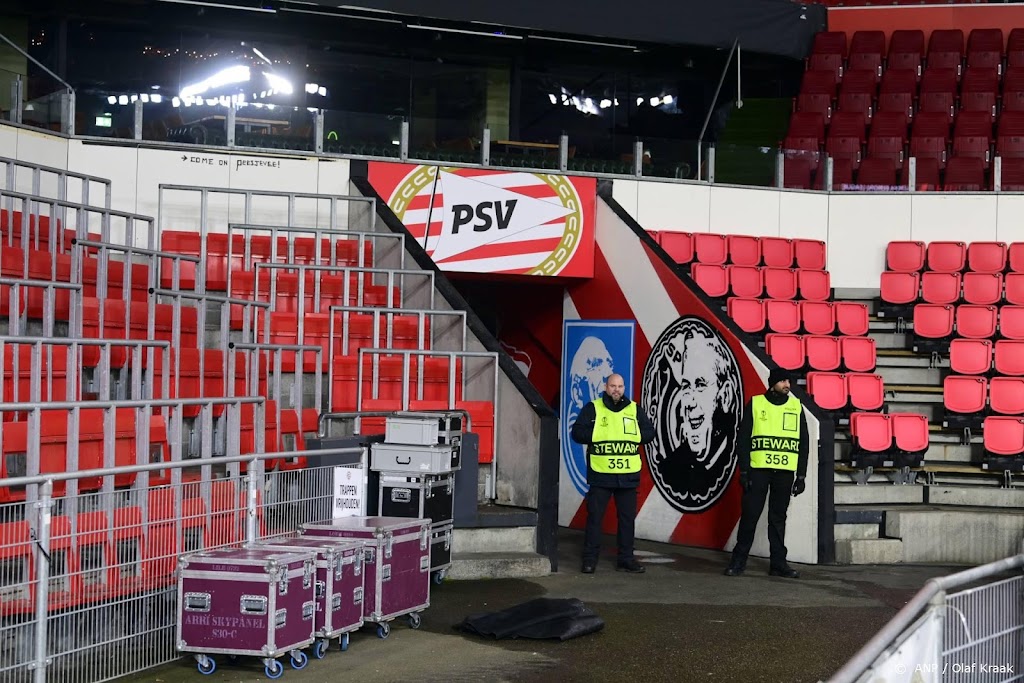 Acht arrestaties rond duel tussen PSV en Sturm Graz