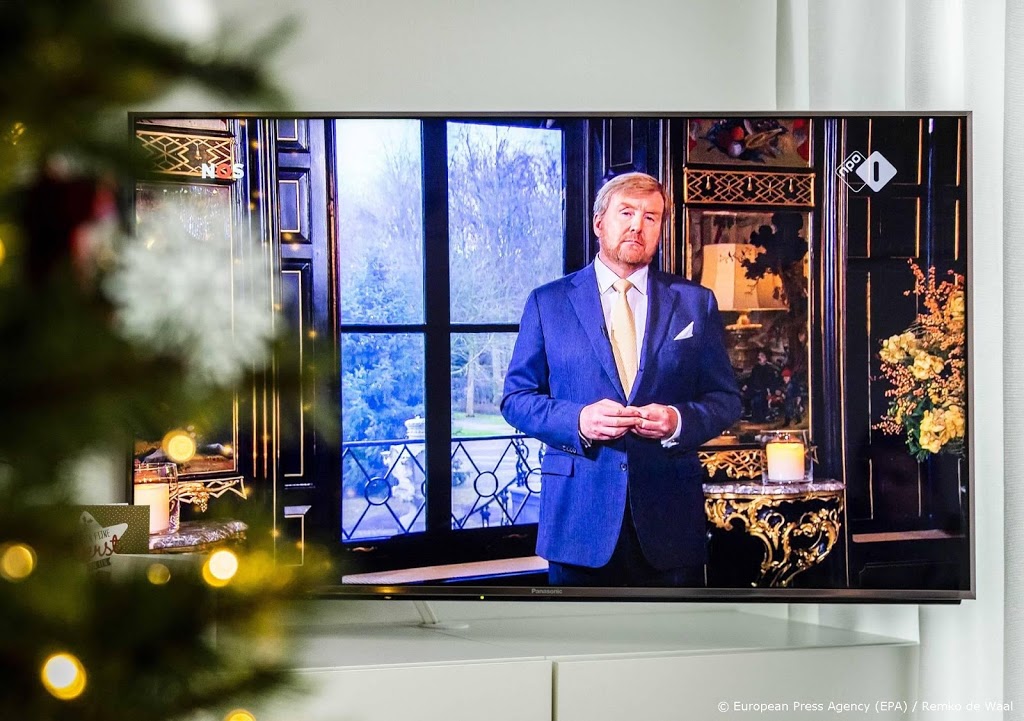 In totaal bijna 2,2 miljoen mensen zien kerstspeech koning