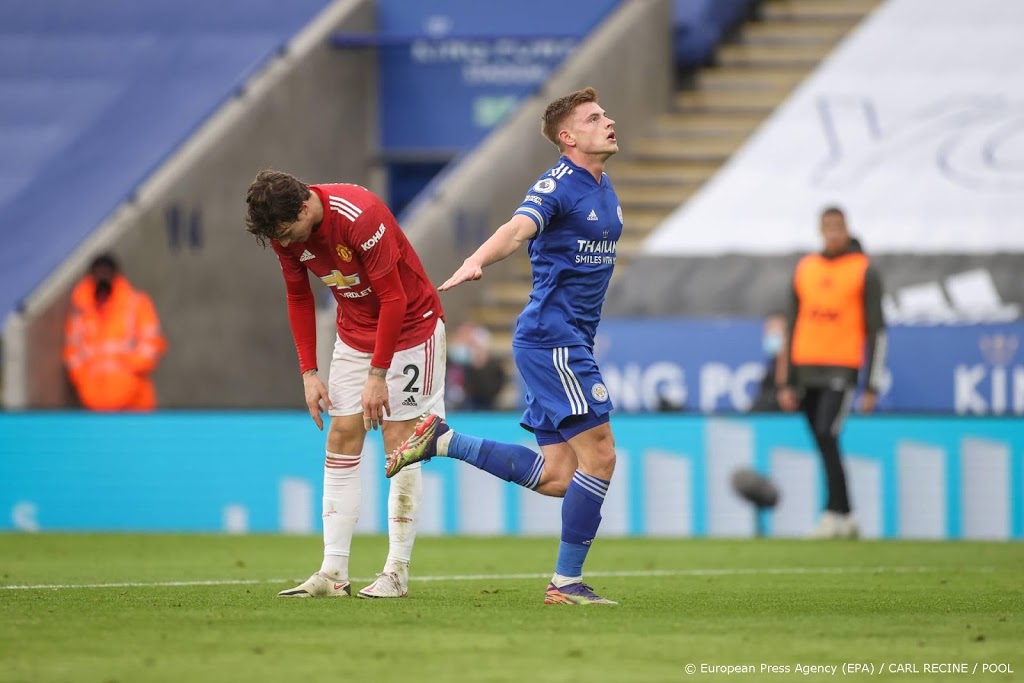 Leicester beëindigt foutloze reeks ManUnited met gelijkspel