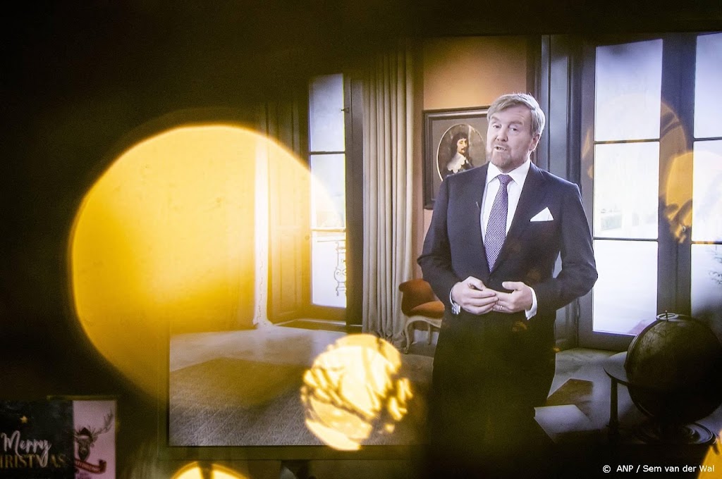 Kersttoespraak Willem-Alexander trekt 1,5 miljoen kijkers