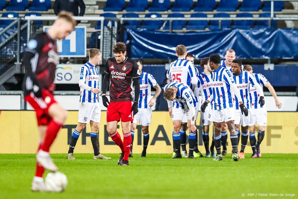 Heerenveen bezorgt Feyenoord in Eredivisie derde nederlaag op rij