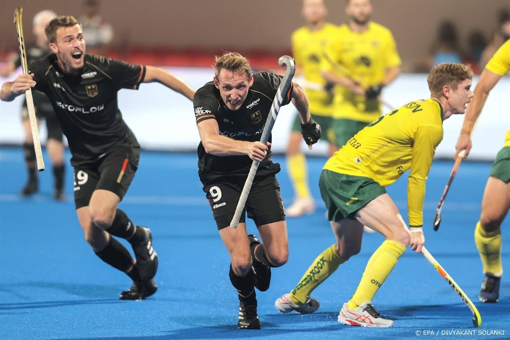 Duitse hockeyers na sterke comeback naar finale WK