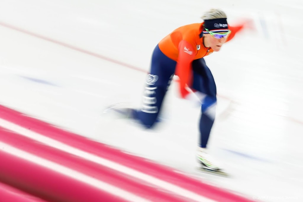 Schaatsster Ter Mors, kampioene van de comeback
