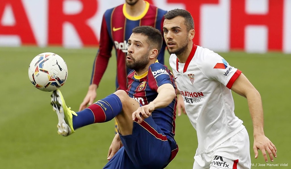 Barcelona verslaat Sevilla en klimt naar tweede plek