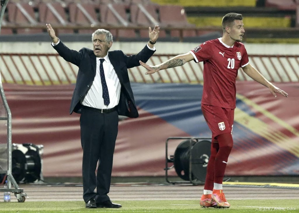Portugal geeft voorsprong uit handen tegen Servië: 2-2