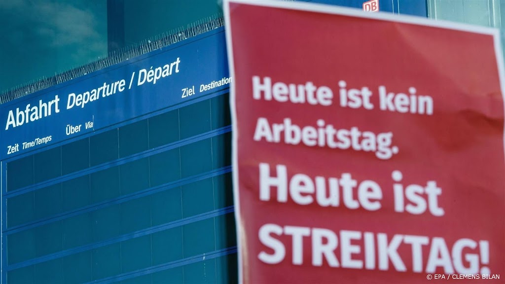Duitse spoorvakbond: grote staking is noodzakelijk en gepast