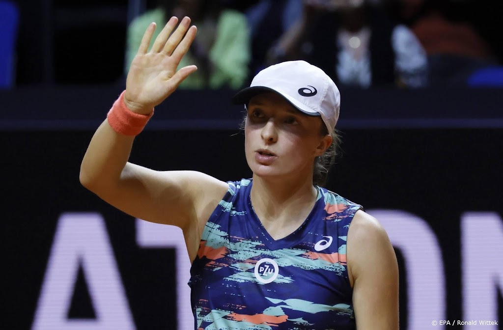 Tennisster Swiatek door schouderblessure niet in actie in Madrid