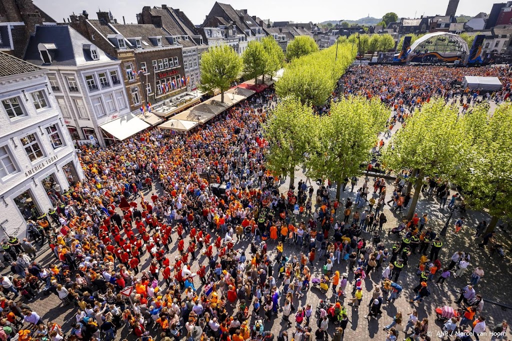 Circa 40.000 bezoekers bij Koningsdag in Maastricht