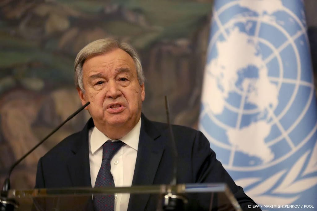 VN-chef Antonio Guterres aangekomen in Oekraïne