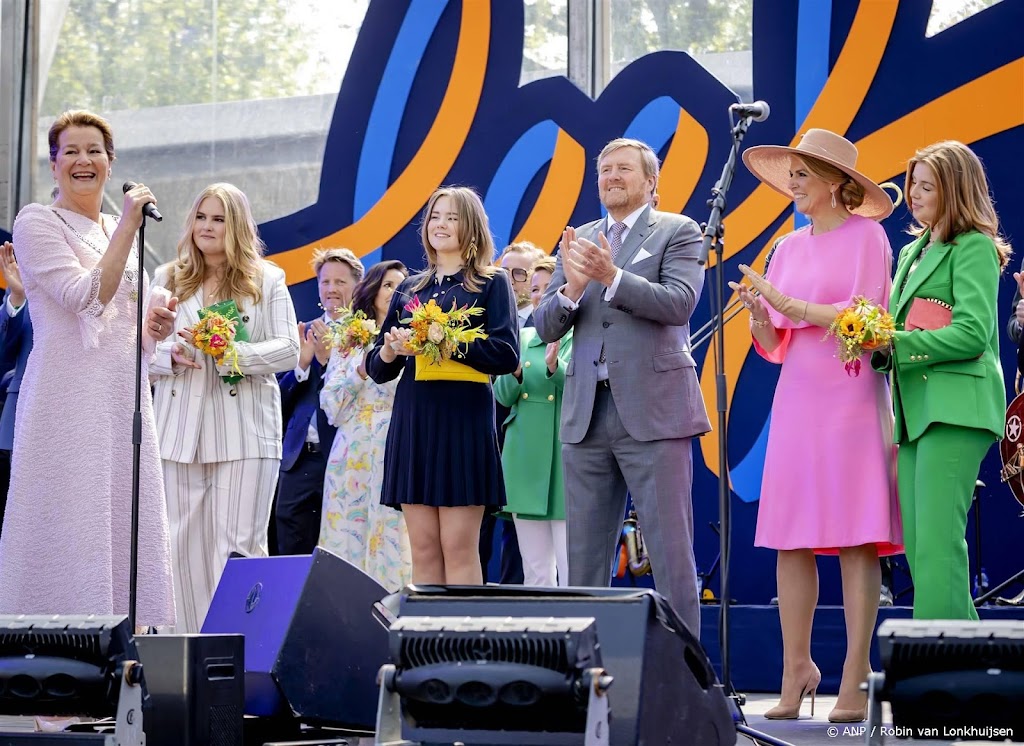 Koninklijk gezin weer compleet bij Koningsdag in Emmen