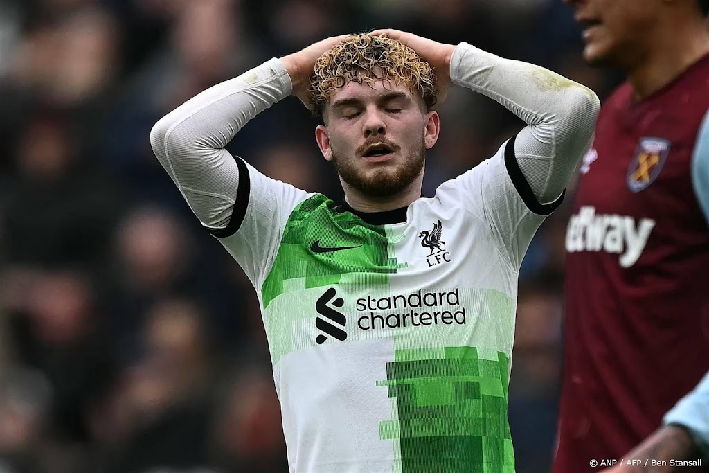 Titel uit zicht voor Liverpool door 2-2 bij West Ham United