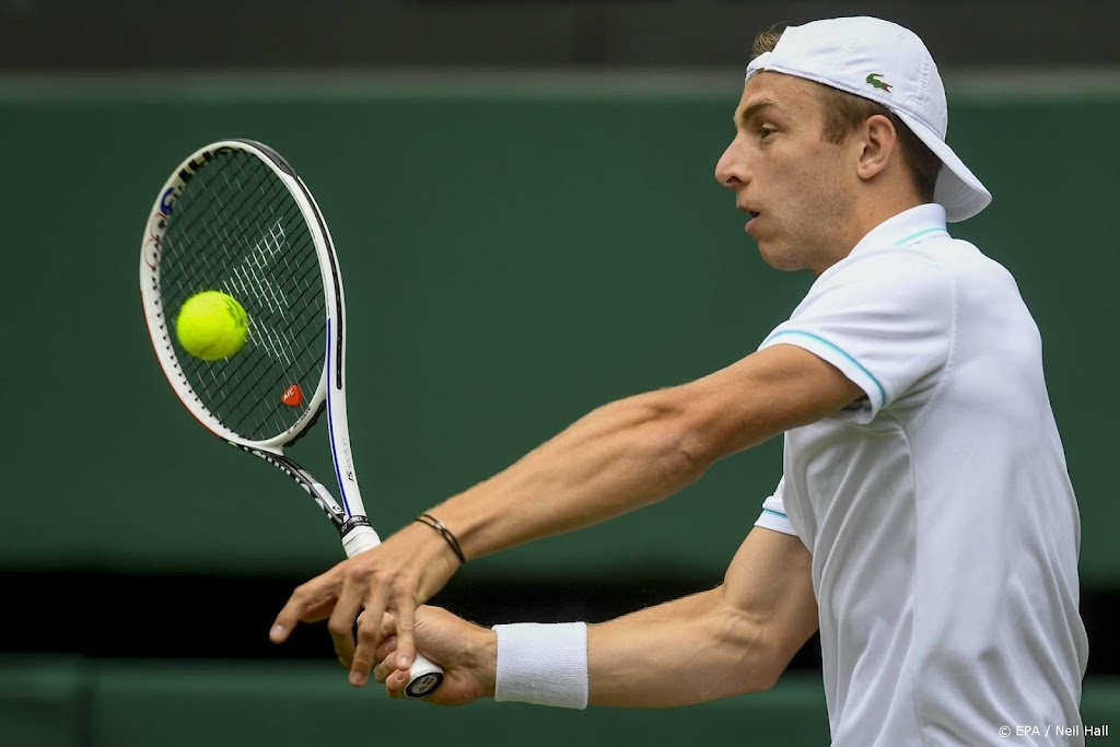 Griekspoor voor het eerst naar tweede ronde Wimbledon