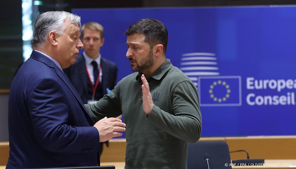 Oekraïense president Zelensky op EU-top: geen tijd te verliezen