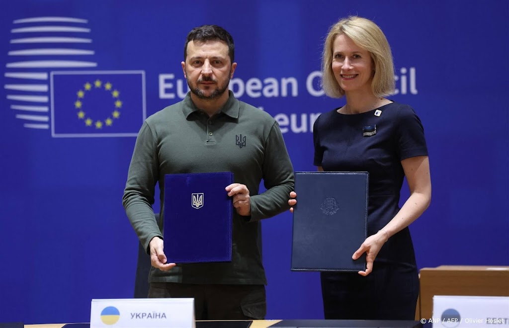 EU sluit als collectief veiligheidsverdrag met Oekraïne