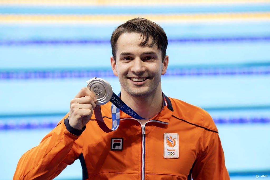 Zwemmer Kamminga geeft dag na zilver weer een signaal af