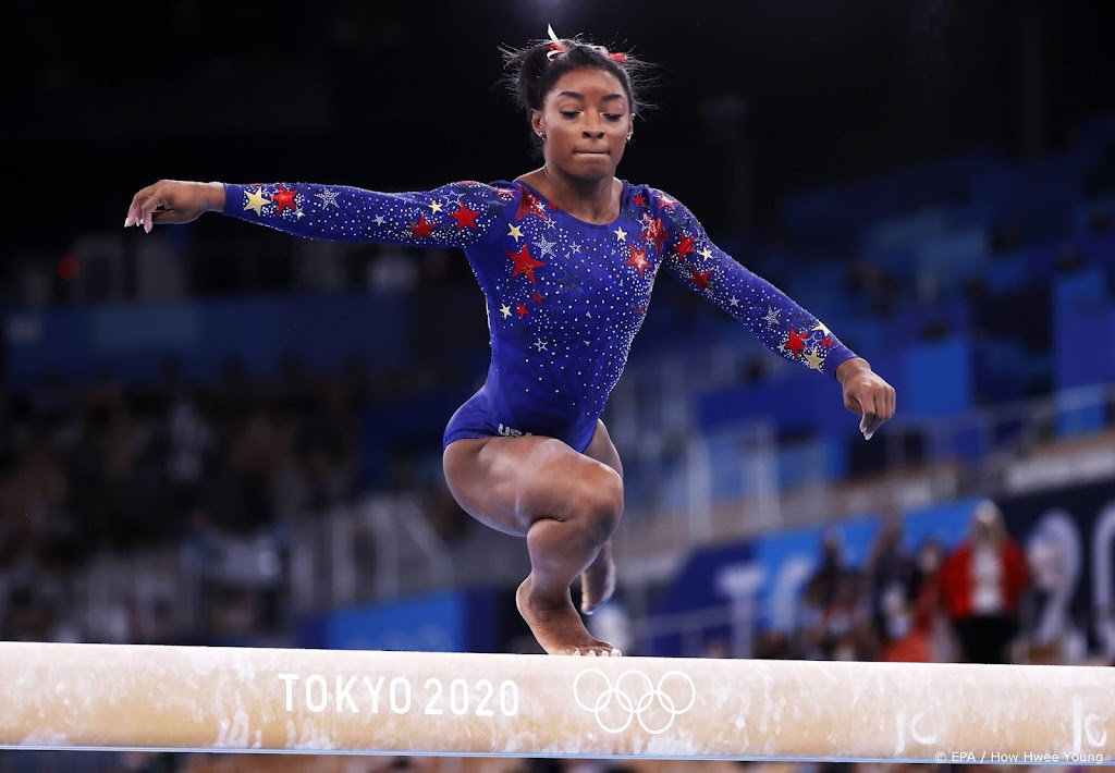 Turnkampioene Biles trekt zich terug uit teamwedstrijd