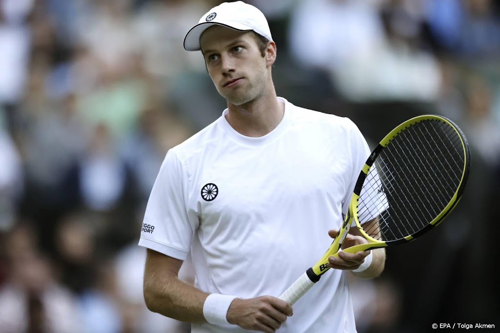 Van de Zandschulp in actie in Winston-Salem in week voor US Open
