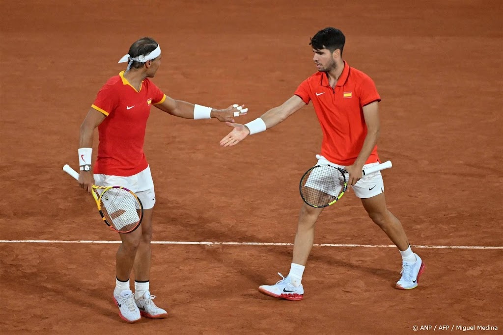 Nadal en Alcaraz door in dubbelspel na zege op Argentijns duo