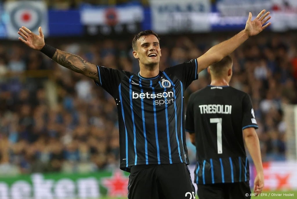 Club Brugge met zege van 6-0 op Rangers naar Champions League