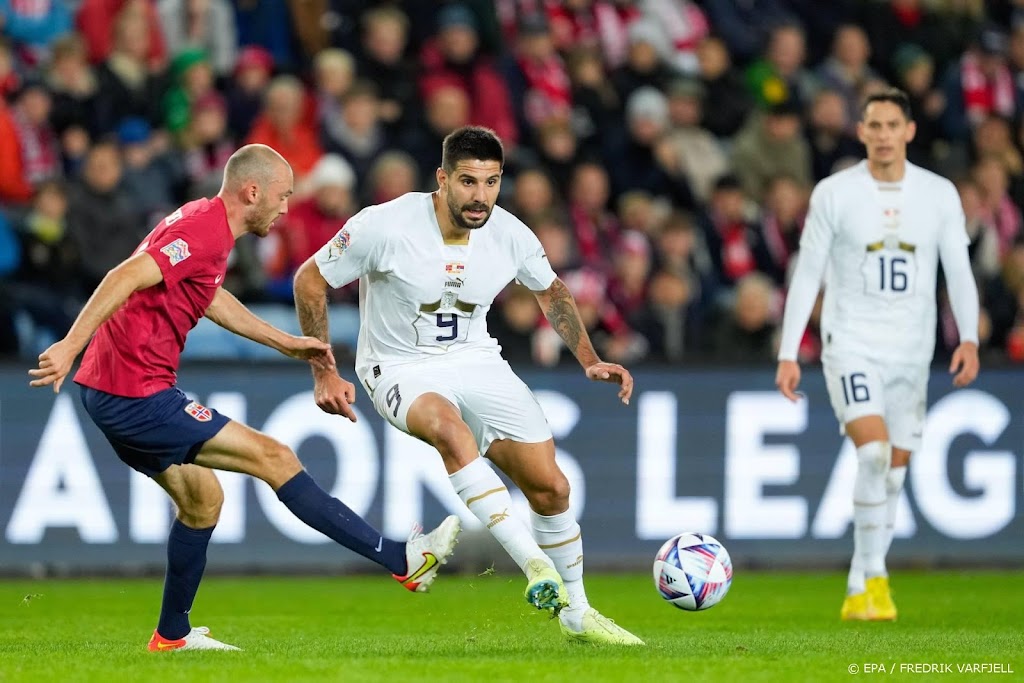Servië promoveert in Nations League met winst op Noorwegen